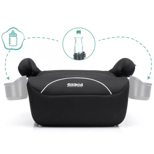 Fillikid ülésmagasító Beltfix I-Size 125-150cm fekete BFL307-06