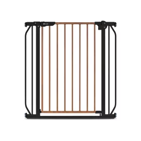 Lionelo ajtórács fém Truus 75-105 cm fekete-fa-natural