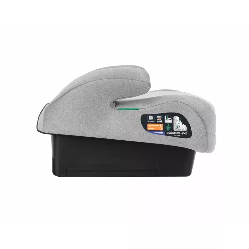 Kikkaboo ülésmagasító i-Go i-Size Beltfix 125-150 cm világosszürke