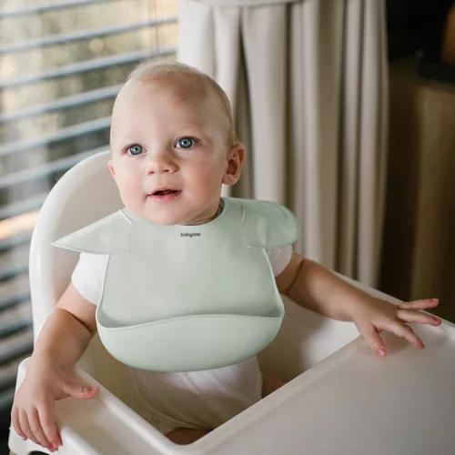 BabyOno elõke szilikon állítható menta 1639/03