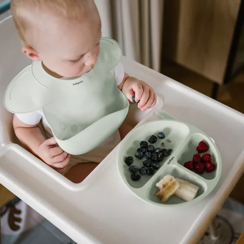 BabyOno elõke szilikon állítható menta 1639/03