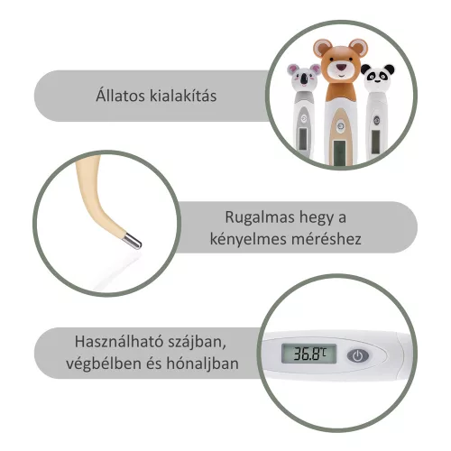 Zopa lázmérõ digitális flexibilis 30mp koala ZOP086552