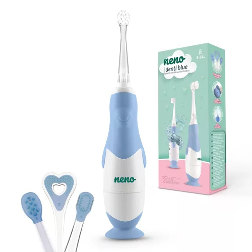 Neno fogkefe elektromos Denti kék 3 hó - 3 év