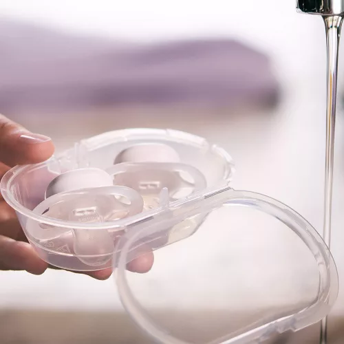 Philips AVENT játszócumi Ultra Start mintás 0-2hó lányos 2db
