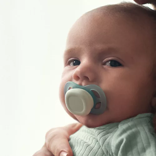 Philips AVENT játszócumi Ultra Start neutral 0-2hó fiús 2db
