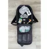 MiniMeis pelenkázó hátizsák és babarögzítõ hám étkezõszékhez Hero G5 Black