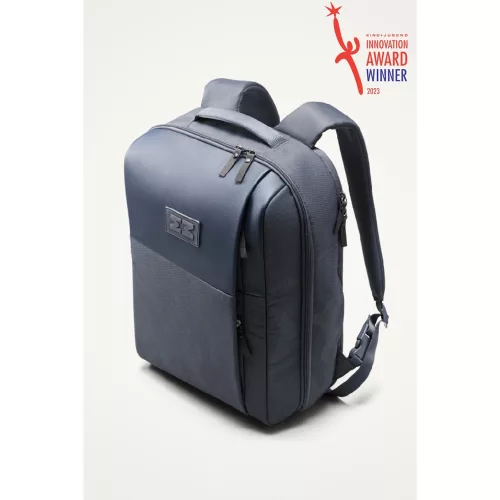 MiniMeis pelenkázó hátizsák és babarögzítõ hám étkezõszékhez Hero G5 Dusk Blue