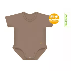 J Bimbi kombidressz 0-36 hó biopamut 4 Seasons barna 12023
