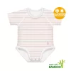 J Bimbi kombidressz 0-36 hó bambusz 4 Seasons csíkos barack 12043