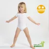 J Bimbi kombidressz 0-36 hó bambusz 4 Seasons csíkos barack 12043