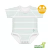 J Bimbi kombidressz 0-36 hó bambusz 4 Seasons csíkos aqua zöld 12044