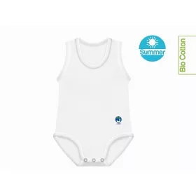 J Bimbi kombidressz 0-36 hó biopamut Summer fehér 10676
