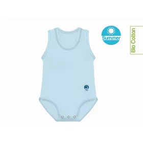  J Bimbi kombidressz 0-36 hó biopamut Summer világoskék 10862