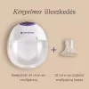 Lansinoh hordható mellszívó 4 fázisú egyes Soothies regeneráló mellpárnával szettben