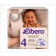 Libero Touch 4 pelenka 7-14 kg 36db