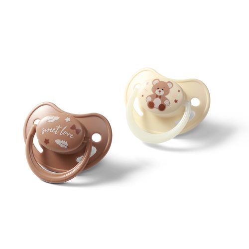 BabyOno játszócumi anatómiai szilikon dupla Sweet Love 0-6 hó 1670/01