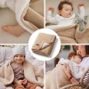 BabyOno babatakaró pamut/sherpa kötött 75x100cm bézs 1659/02