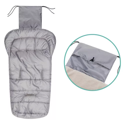Fillikid bundazsák babakocsiba Eco big 1220-37 ezüst