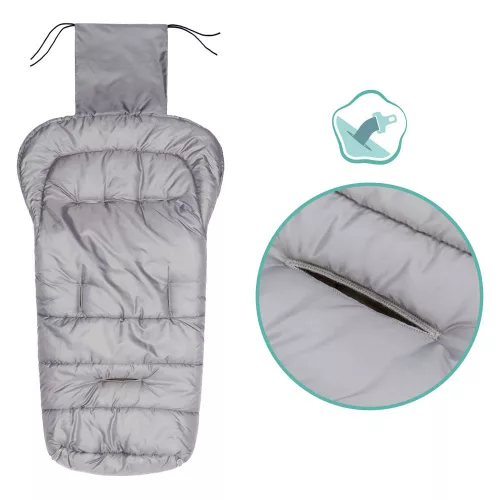 Fillikid bundazsák babakocsiba Eco big 1220-37 ezüst