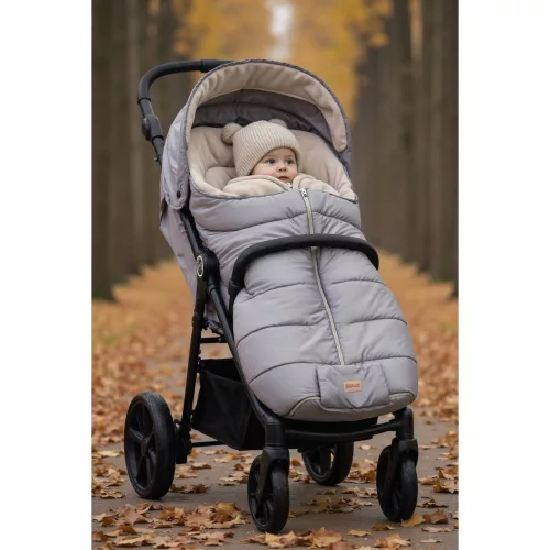 Fillikid bundazsák babakocsiba Eco big 1220-37 ezüst