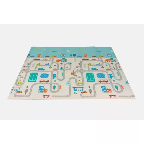 Szivacs játszószõnyeg 180x200cm Vehicles