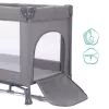 Fillikid utazóágy Milano 120x60cm szürke 4067-17