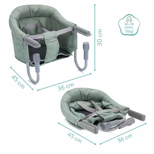 Fillikid etetõszék asztali Comfort zöld 399-14