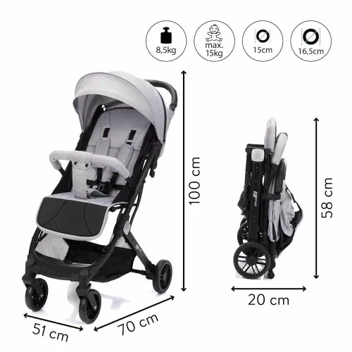 Fill sportbabakocsi Styler szürke AS700-07