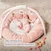Nattou játszószõnyeg védõpárnával és játékhíddal FANFAN pink
