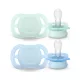 Philips AVENT játszócumi Ultra Start neutral 0-2hó fiús 2db