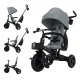 Kinderkraft tricikli 6in1 AVEO 2 PLUS  szürke