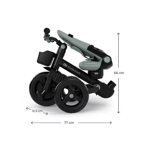 Kinderkraft tricikli 6in1 AVEO 2 PLUS  zöld