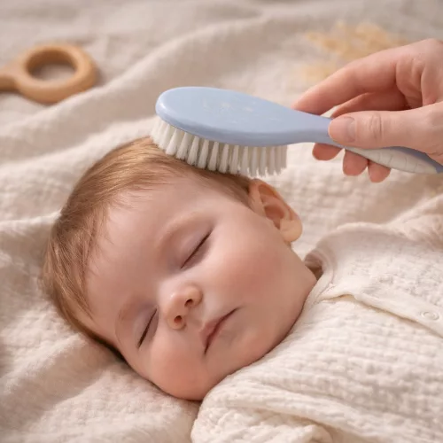 BabyOno fésû-kefe puha sörtékkel kék 570/05