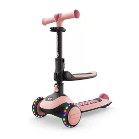 Kinderkraft roller és futóbicikli 2in1 Halley II rose pink