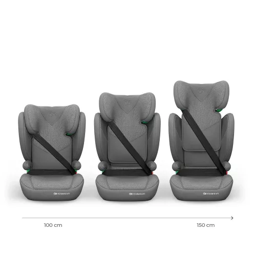 Kinderkraft gyerekülés Junior Fix 2 PLUS i-Size Isofix 100-150cm szürke