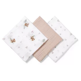 BabyOno textilpelenka színes 3db bézs macimintás 348/14