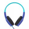 Hallást védő gyermek fejhallgató limitált hangnyomással és mikrofonnal - Kék
