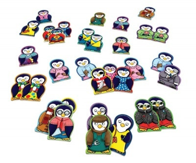 Mini játék - Pingvin párok  Orchard Toys