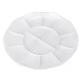 Festőpaletta 19 cm DELI műanyag 14 részes