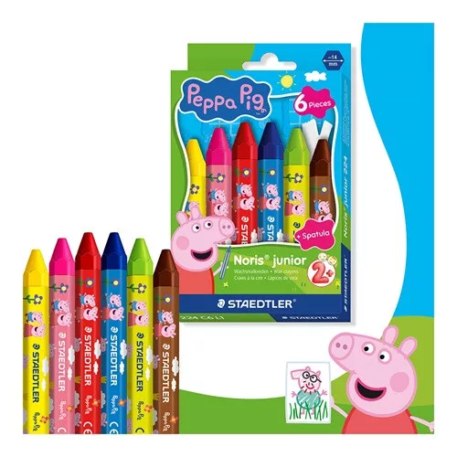 Zsírkréta Staedtler Noris Junior Peppa 6 db-os klt.
