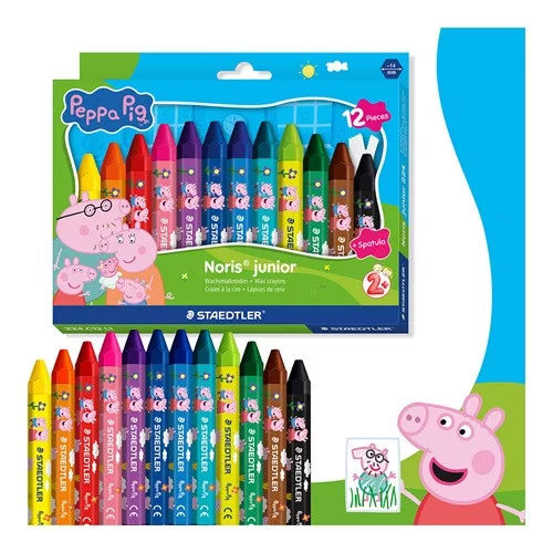 Zsírkréta Staedtler Noris Junior Peppa 12 db-os klt.