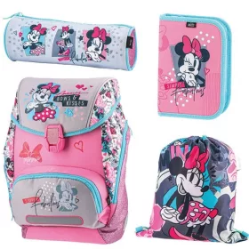   Hátitáska szett anatómiai Play Logic Minnie 4in1 rózsaszín
