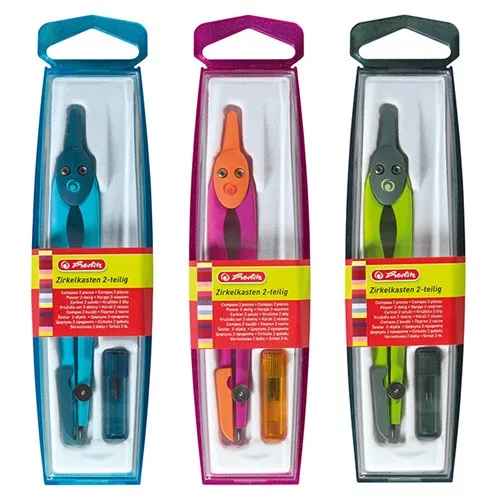 Körző Herlitz pótheggyel vegyes szín