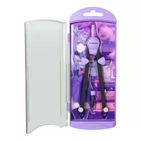 Körző ErichKrause Manga pótheggyel lila