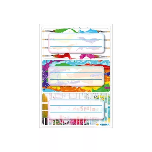 Füzetcímke Herma 3x3 db/csomag Vario Színek