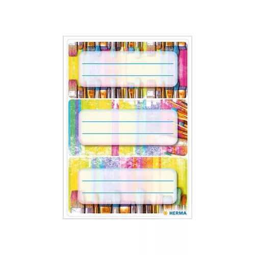 Füzetcímke Herma 3x3 db/csomag Vario Ecset