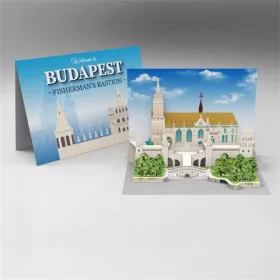 Képeslap pop-up Halászbástya