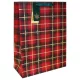 Dísztasak Clairefontaine/Eurowrap 33x45,5 cm Karácsonyi kockás