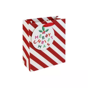 Dísztasak Clairefontaine/Eurowrap 21,5x25,3 cm candy cane