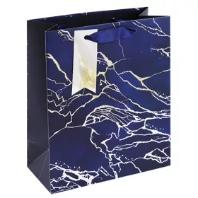   Dísztasak Clairefontaine/Eurowrap 21,5x25,3 cm kék márvány